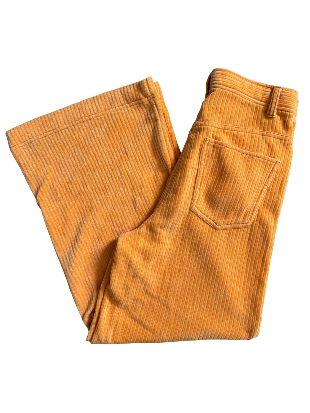 Urban Outfitters Wide-Leg Corduroy Orange Pants | Women’s Size 8